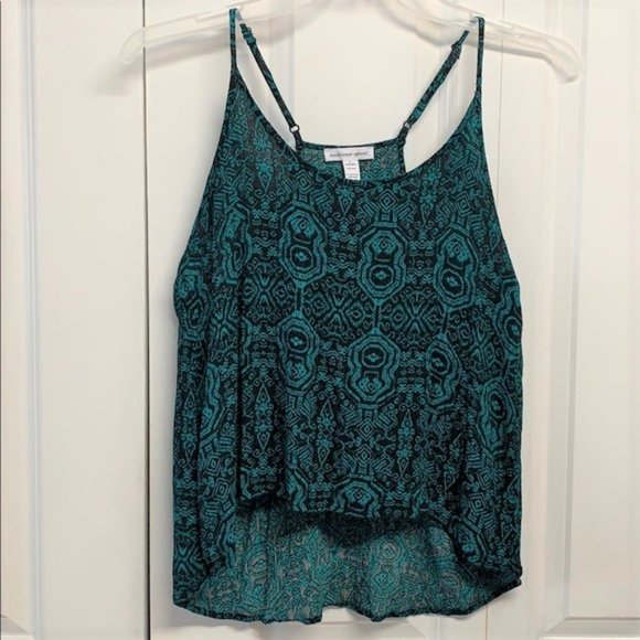 Ambiance Tops - Ambiance Tank Top Size L Geometric Print